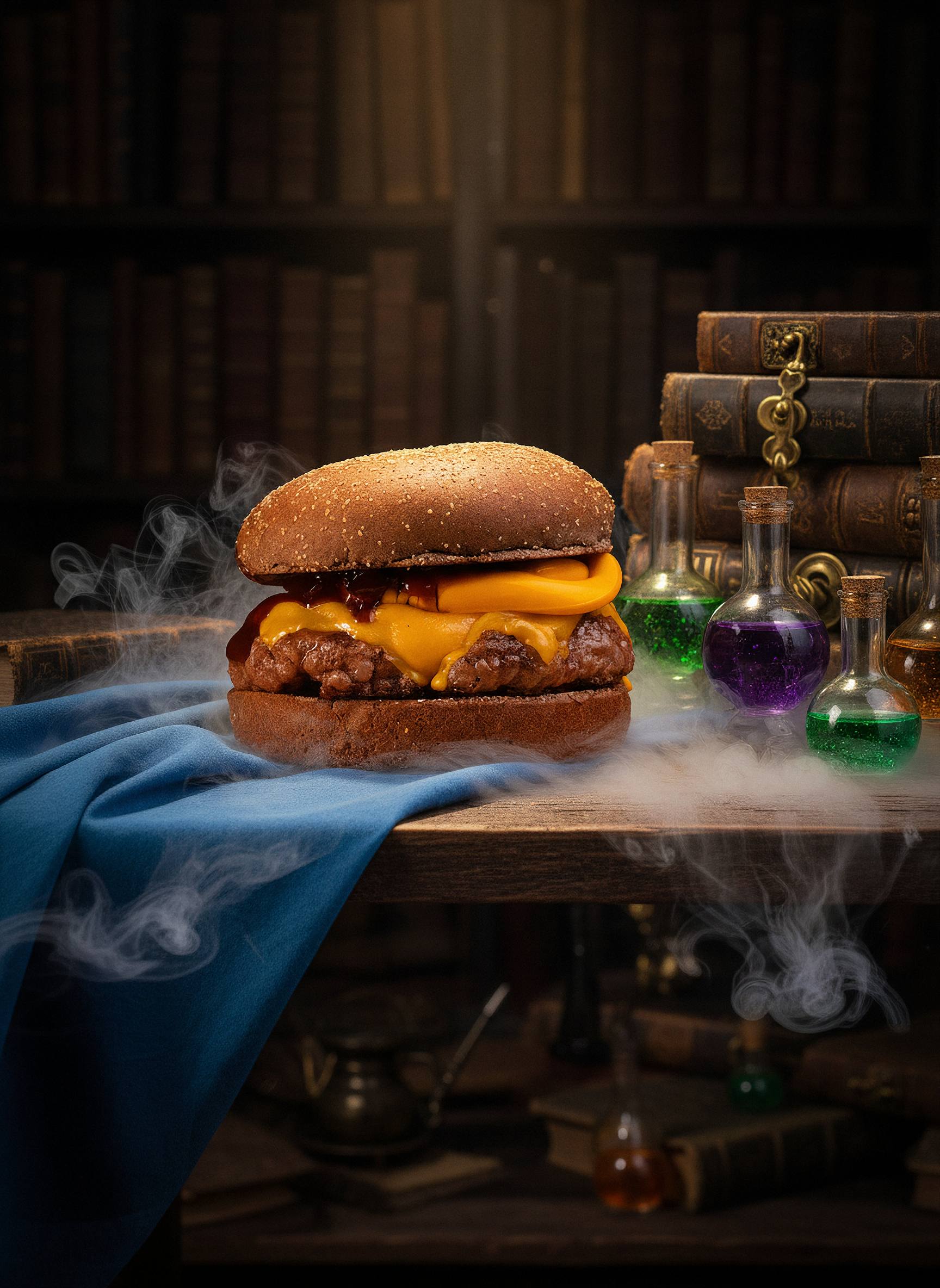 Hambúrguer Clássico com Cheddar